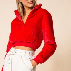 superdown faith cropped jacket - sz xs - NWOT